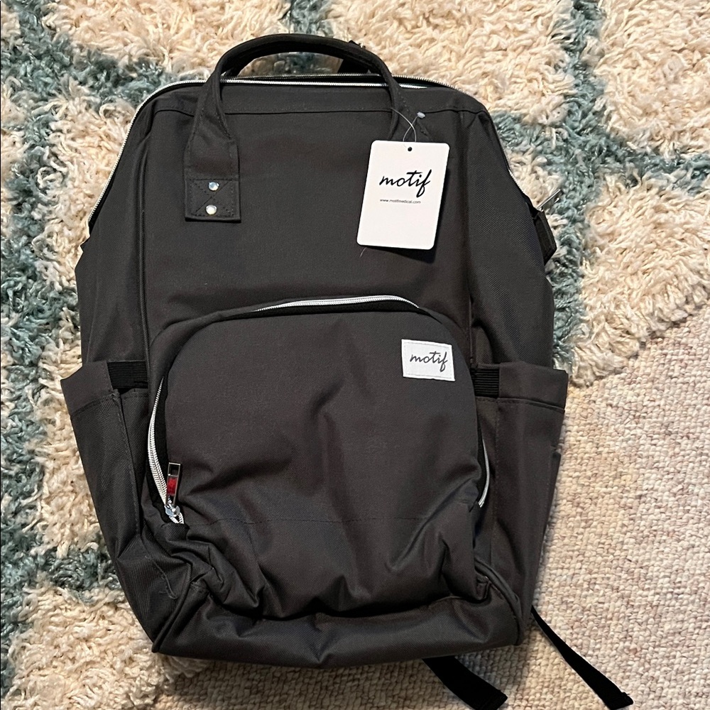 Motif Black Baby Bag